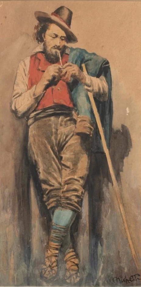 Francesco Paolo Michetti - 219, Un pastore
